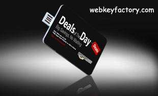 slim card magnetic USB webkey.